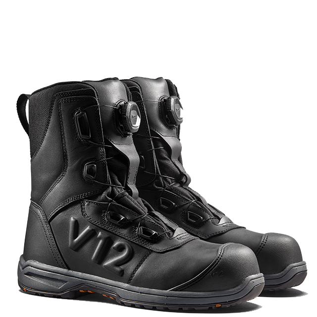 V12 Vanguard IGS V2420 SR HRO FO safety boot in Black – front-2