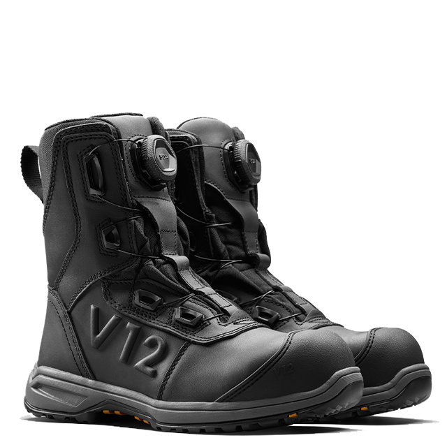 V12 Vanguard IGS V2425 SR HRO FO safety boot in Black – front