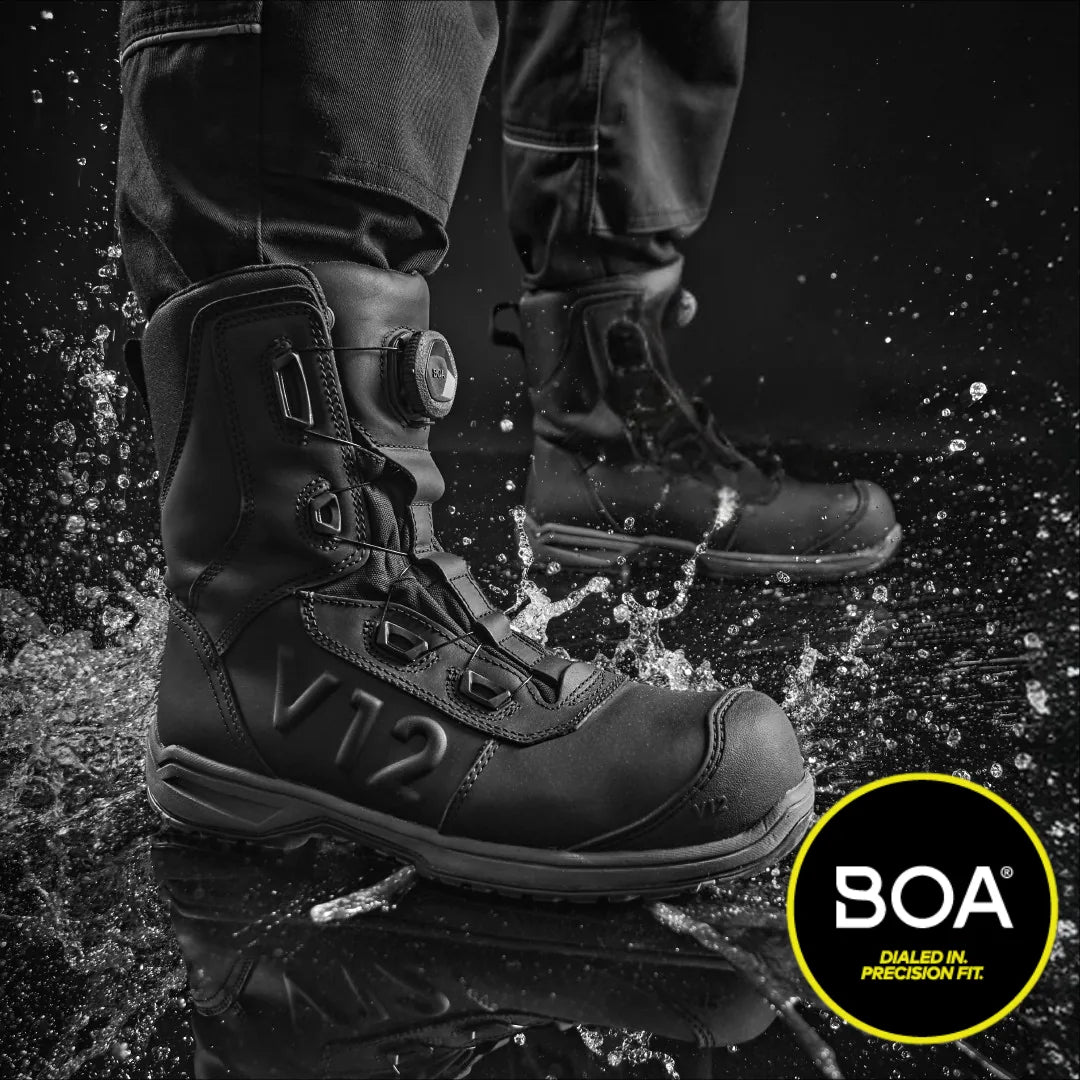 V12 safety boots with BOA Fit System – The Workwear Co
