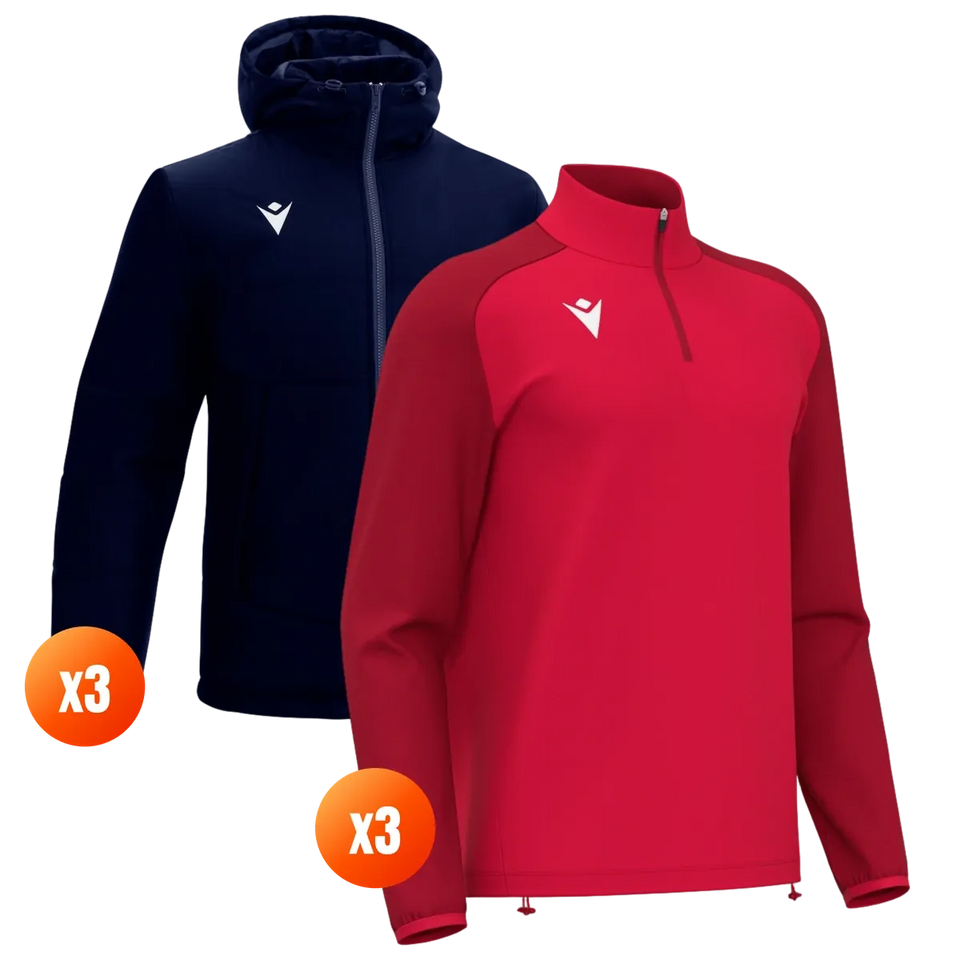 Macron x3 Quarter-Zip + x3 Quilted Jacket Pack